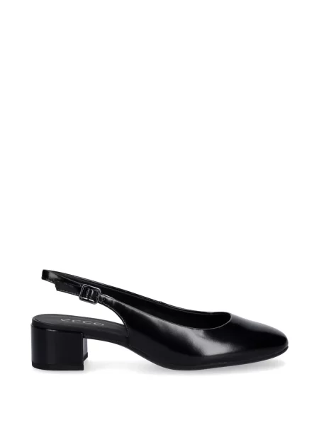 Pantofi cu toc Ecco slingback negru