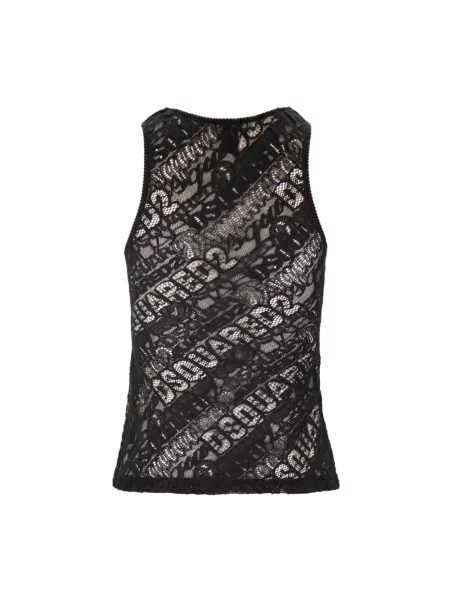 Top Dsquared2 wełniany czarny