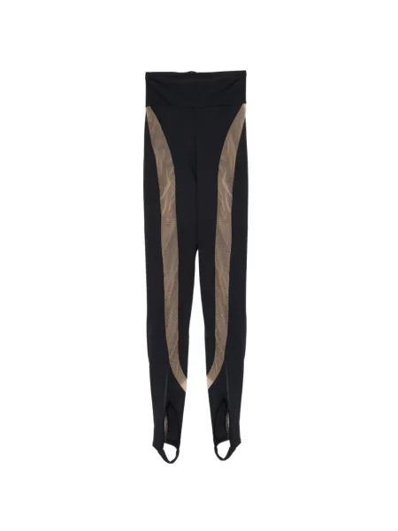 Leggings Mitiliane Couture plasă negru