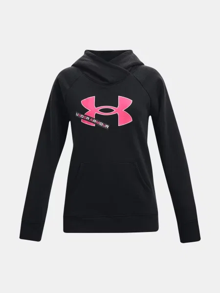 Gyerek kapucnis melegítő felső Under Armour fekete