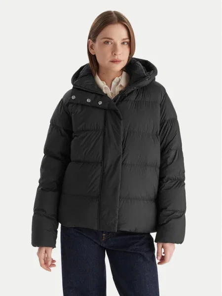 Tommy Hilfiger Пухено яке черен