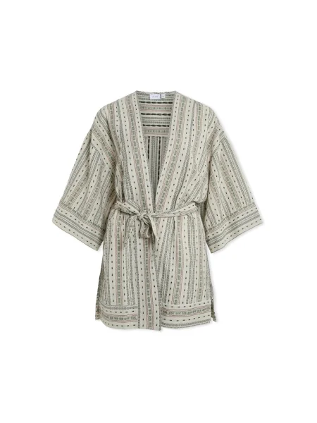 Palton Vila cu broderie bej