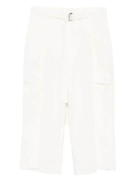 Pantaloni cargo Sacai alb