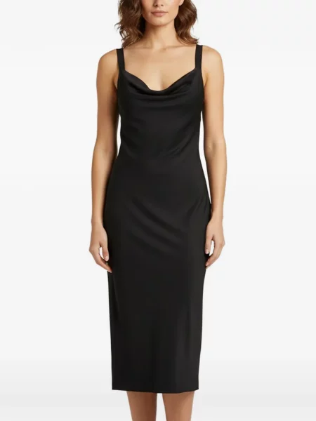 Rochie midi Theory tricotate negru