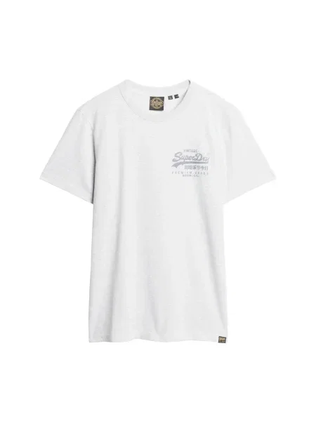 Superdry Majica Heritage / svetlo siva