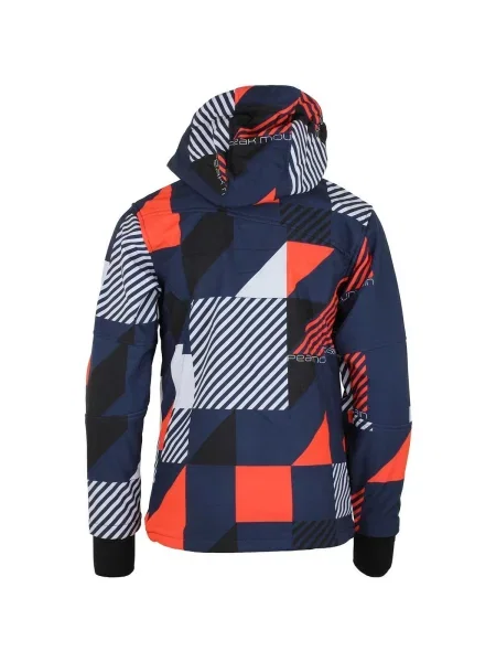 Geacă Peak Mountain softshell albastru