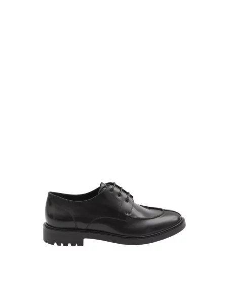 Derby Saint Laurent skórzany czarny