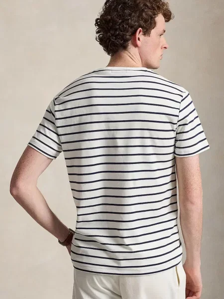Polo Ralph Lauren tricou din INTERLOCK-KNT-T-SHIRT alb