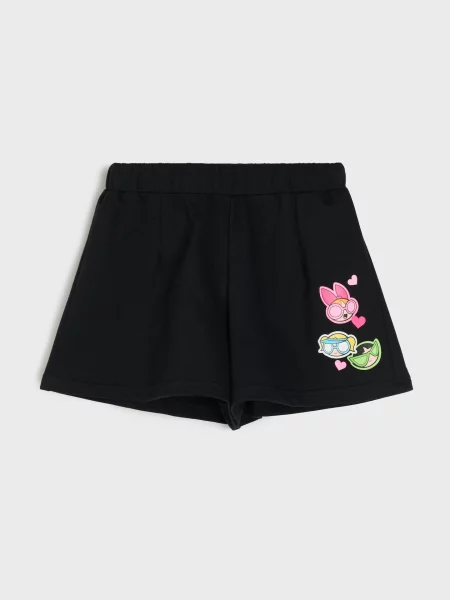 Sinsay Dámské šortky The Powerpuff Girls šedá