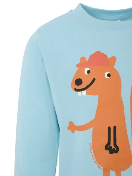 Bluza dziecięca Stella Mccartney niebieska
