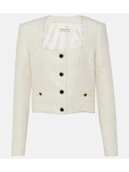 Jakna Alessandra Rich iz tvida bela