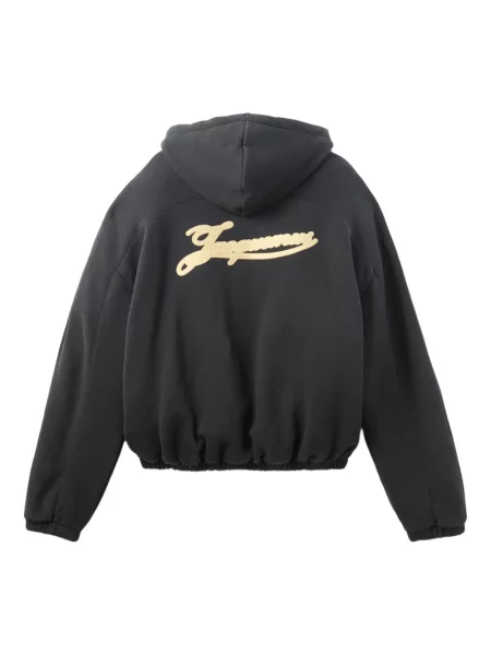 Hanorac cu glugă Jacquemus gri