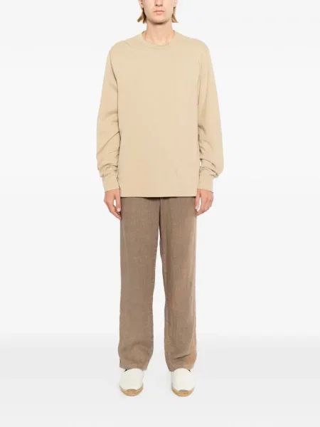 Tricou James Perse din jerseu maro