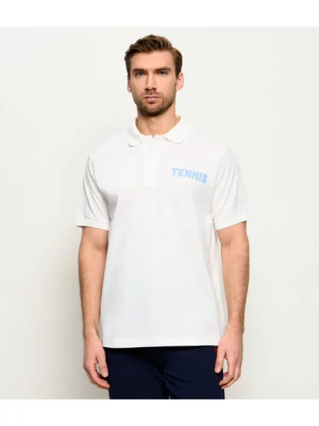 Tricou polo Lacoste clasic alb