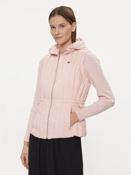 Tommy Hilfiger Vestă Feminine Lw Down Vest roz