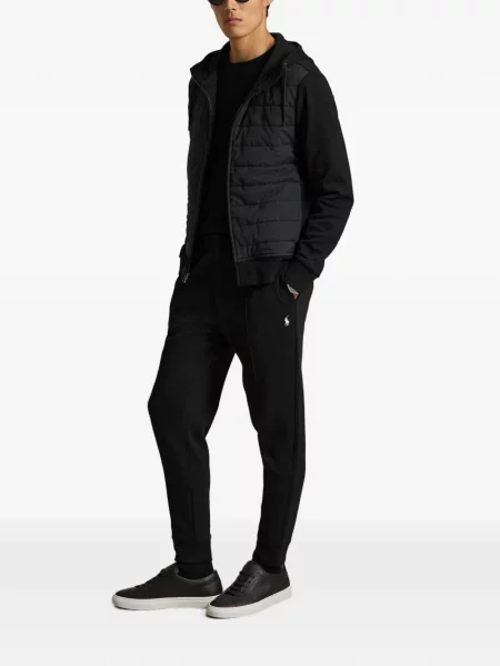 Șosete Polo Ralph Lauren cu model herringbone cu broderie plasă albastru