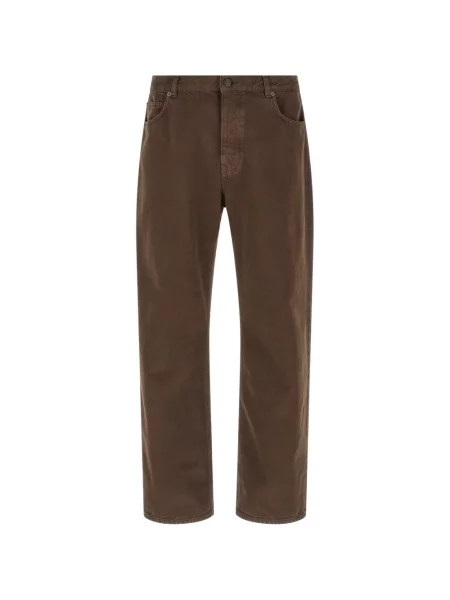 Дънки The Row дизайн с пет джоба кафяво