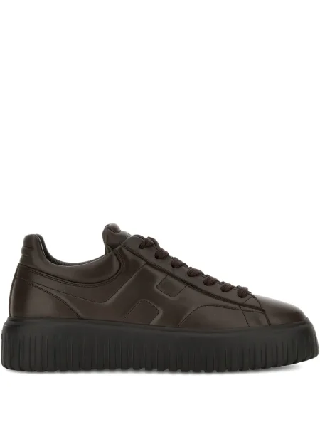 Sneakerși Hogan cu dungi maro