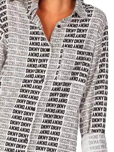 Платье-рубашка Dkny черное