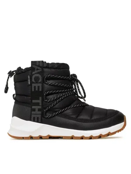 Čizme za snijeg The North Face Thermoball Lace Up Wp Tnf Black/Gardenia White crna