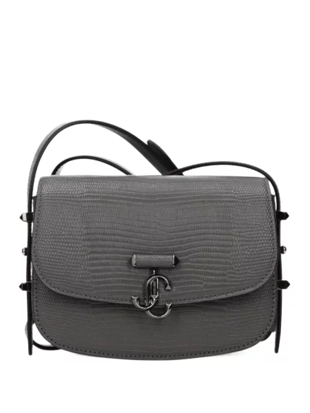 Geanta crossbody Jimmy Choo din piele gri