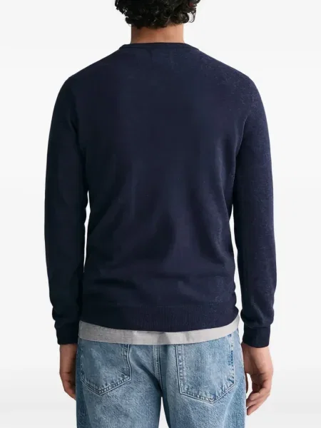 Вълнен суитчър Gant синьо