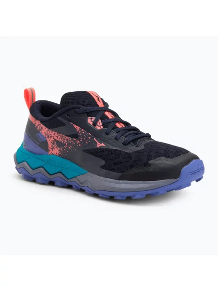Încălțăminte de alergare pentru femei Mizuno Wave Ibuki 5 Baritone blue/striking coral/irisbloom albastru