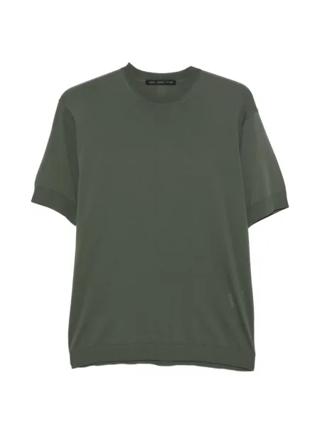 Tricou Low Brand tricotate verde