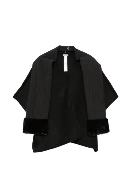 Blană artificială geacă Twinset negru