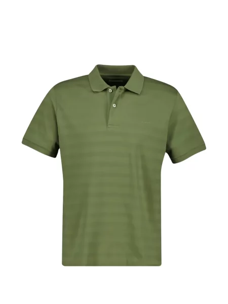 Scurt tricou polo Gant verde