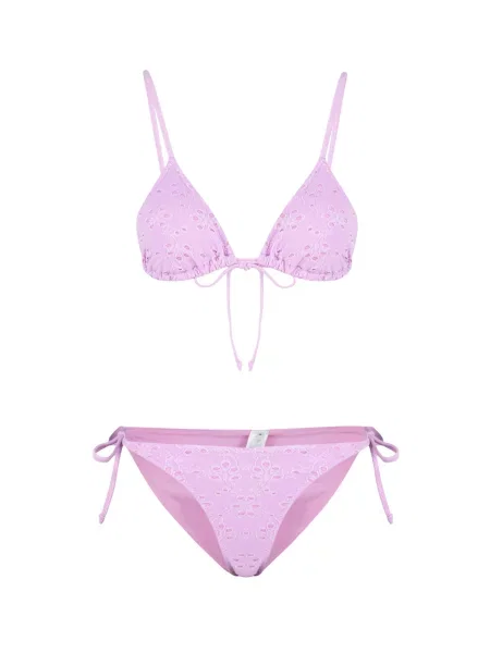Trendyol Costum de baie două piese pal / pastel roz