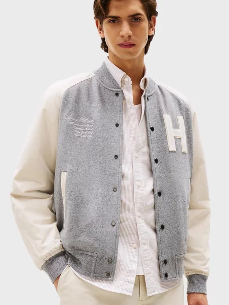 Бомбер Tommy Hilfiger серый