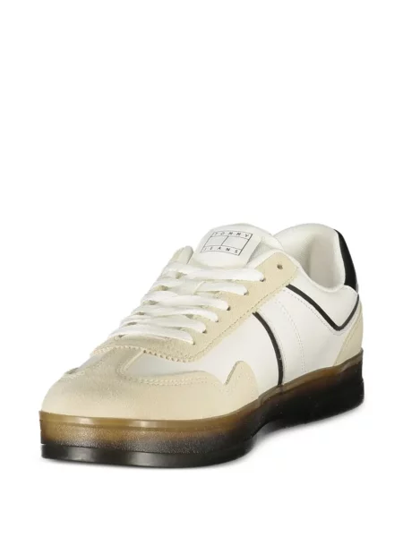 Fűzős csipkés sneaker Tommy Jeans fehér