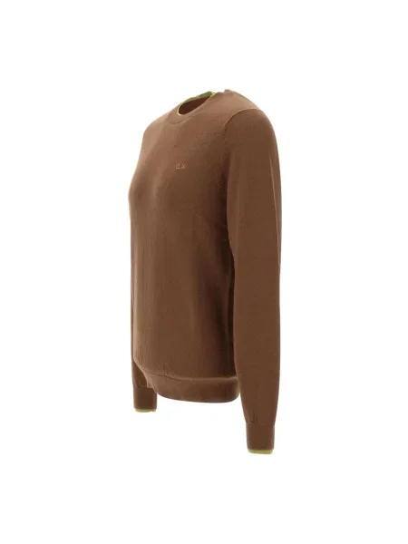 Sweter Sun68 brązowy