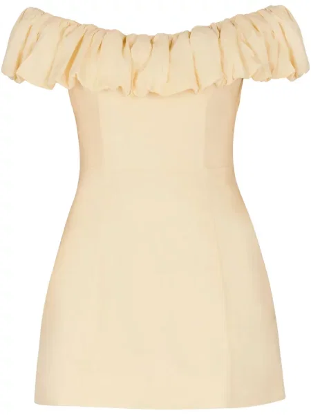 Rochie mini Nicholas de costum galben