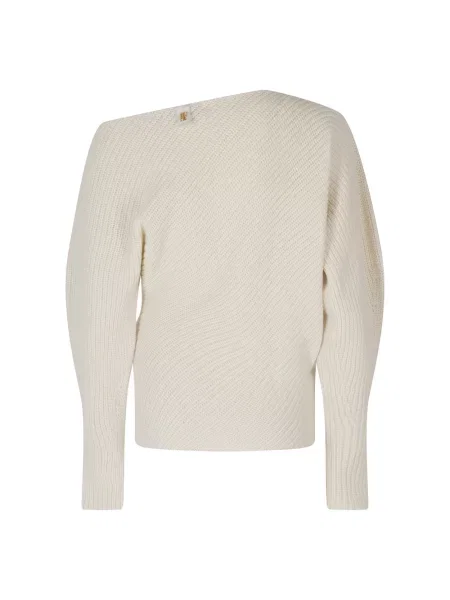 Sweter Alberta Ferretti wełniany biały