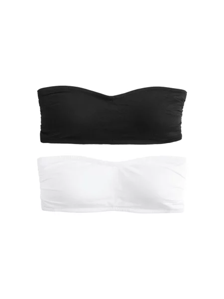 Next Sutien negru alb