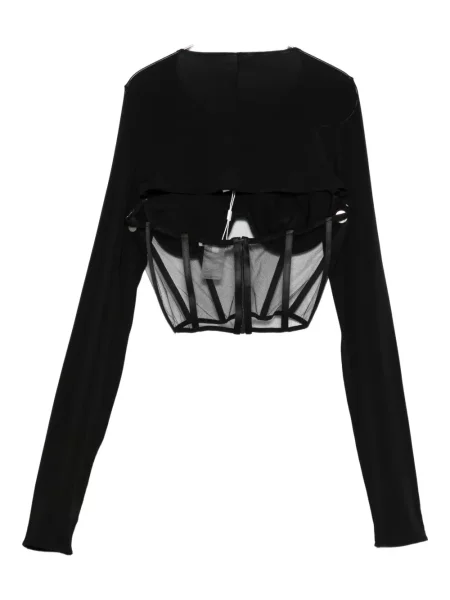 Tricou Nensi Dojaka plasă negru
