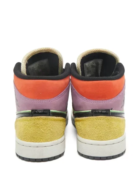 Sneakerși Jordan Air Jordan 1 din piele alb