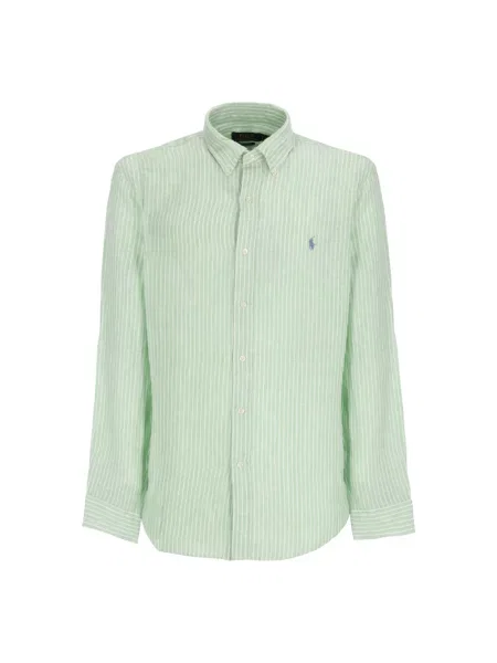 Koszula casualowa o kroju regular fit z czystego lnu Polo Ralph Lauren zielona