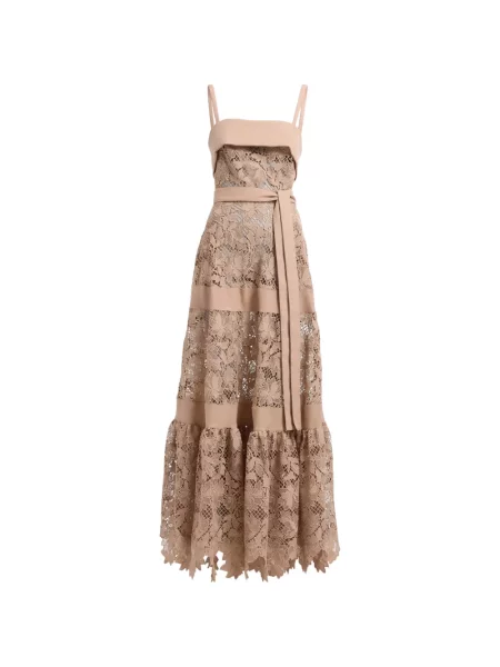 Rochie maxi Elie Saab din dantelă