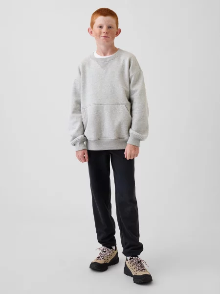 Pantaloni sport copii Gap negru