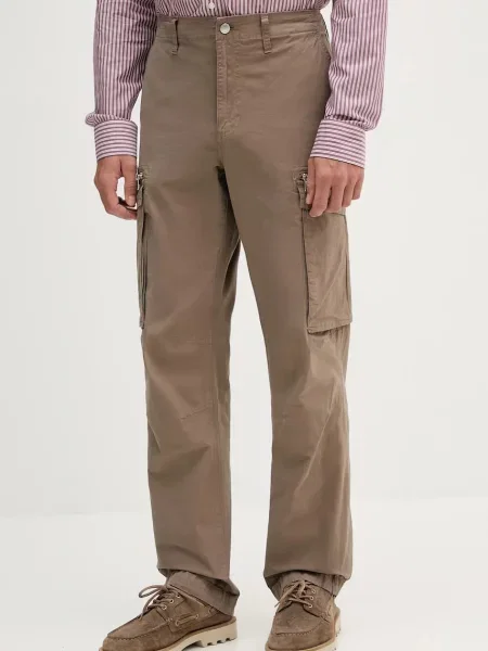 Kalhoty Michael Kors ve střihu cargo hnědá