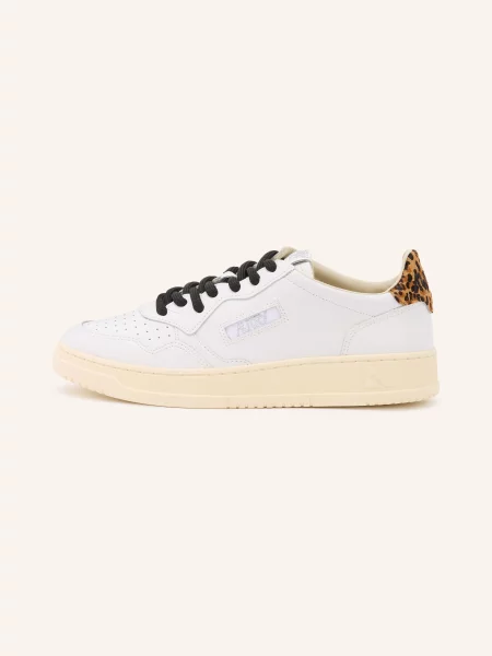 Sneakersy Autry na platformie brązowe
