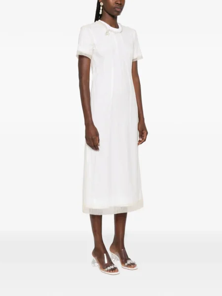 Rochie Simone Rocha de costum alb