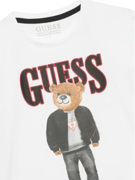 Guess Marškinėliai Regular Fit balta