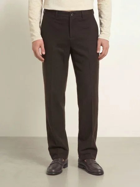 Strellson Spodnie Jordan Relaxed Fit braun