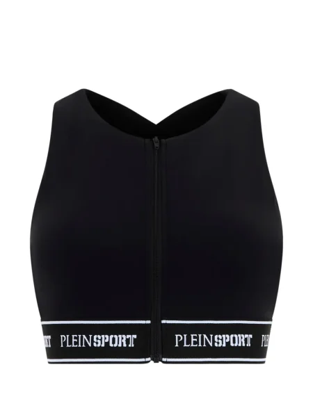 Sutien Plein Sport din fleece negru