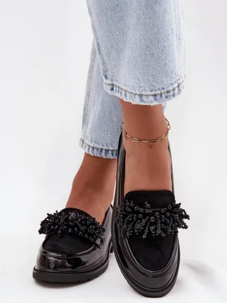 Mocasini D&a din piele negru