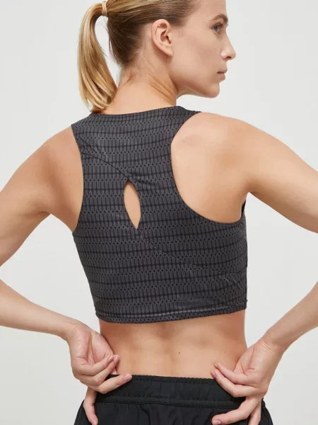 Топ для йоги adidas Performance Studio сірий